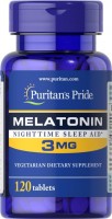 Фото - Амінокислоти Puritans Pride Melatonin 3 mg 240 tab 