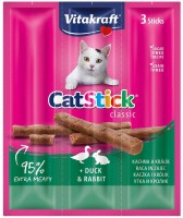 Корм для кішок Vitakraft Cat Stick Classic Mini Duck/Rabbit 18 g 