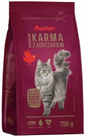 Karma dla kotów Auchan Adult Chicken 750 g 