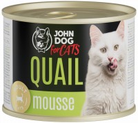 Фото - Корм для кішок John Dog Adult Quail Mousse  200 g