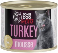 Karma dla kotów John Dog Adult Turkey Mousse 200 g 