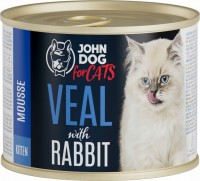 Корм для кішок John Dog Kitten Veal/Rabbit Mousse  200 g