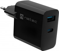 Зарядний пристрій NATEC Ribera GaN USB-A + USB-C 45W 