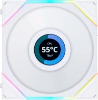 Фото - Система охолодження Lian Li Uni Fan Reverse TL120 LCD White 