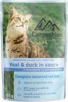Фото - Корм для кішок Carpathian Adult Veal/Duck in Sauce  24 pcs