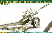 Фото - Збірна модель Ace A-19 122mm Soviet Heavy Gun m.1931/37 (1:72) 