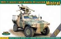 Фото - Збірна модель Ace VB2L Frentch Light Mobile AA System Mistral (1:72) 