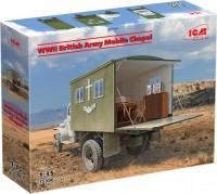 Фото - Збірна модель ICM WWII British Army Mobile Chapel (1:35) 