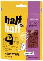 Фото - Корм для кішок Half&Half Treats Adult Duck 50 g 