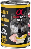 Фото - Корм для собак Alpha Spirit Wet Rabbit/Banana 400 g 1 шт