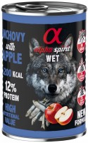 Karm dla psów Alpha Spirit Wet Anchovy/Apple 400 g 1 szt.