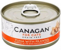 Корм для кішок Canagan GF Canned Tuna/Prawns 75 g 