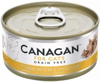 Фото - Корм для кішок Canagan GF Canned Tuna/Chicken 75 g 