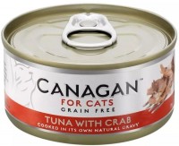 Корм для кішок Canagan GF Canned Tuna/Crab 75 g 