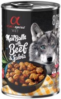 Фото - Корм для собак Alpha Spirit Meat Balls with Beef/Salvia 400 g 1 шт