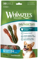 Karm dla psów Whimzees Dental Treasts Toothbrush S 360 g 24 szt.