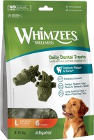 Karm dla psów Whimzees Dental Treasts Alligator L 360 g 6 szt.
