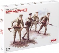 Zdjęcia - Model do sklejania (modelarstwo) ICM British Infantry (1914) (1:35) 