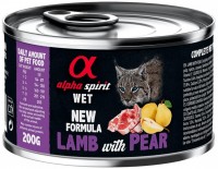Фото - Корм для кішок Alpha Spirit Cat Canned Lamb/Pear 200 g 