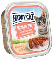 Karma dla kotów Happy Cat Minkas Duo Poultry/Salmon 100 g 