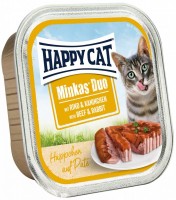 Корм для кішок Happy Cat Minkas Duo Beef/Rabbit 100 g 