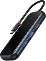 Кардридер / USB-хаб BASEUS AcmeJoy 7-Port Type-C HUB Adapter 