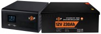 Zdjęcia - Zasilacz awaryjny (UPS) Logicpower LPE-B-PSW-430VA Plus + LP LiFePO4 12V 230 Ah 430 VA