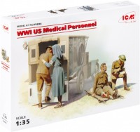 Фото - Збірна модель ICM WWI US Medical Personnel (1:35) 