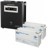 Фото - ДБЖ Logicpower LPY-W-PSW-1500VA Plus + 2 x LPM-MG 12V 150 Ah 1500 ВА