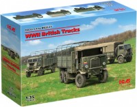 Фото - Збірна модель ICM WWII British Trucks (1:35) 