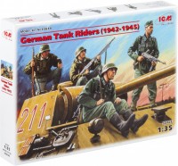 Zdjęcia - Model do sklejania (modelarstwo) ICM German Tank Riders (1942-1945) (1:35) 