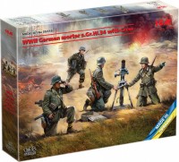 Zdjęcia - Model do sklejania (modelarstwo) ICM WW2 German Mortar GrW 34 with Crew (1:35) 