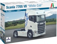 Model do sklejania (modelarstwo) ITALERI Scania 770 S V8 White Cab (1:24) 