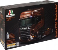 Model do sklejania (modelarstwo) ITALERI Scania R730 Black Amber (1:24) 
