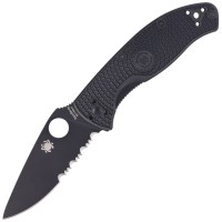Nóż / multitool Spyderco Tenacious FRN Combination Edge Black 