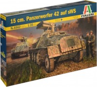 Model do sklejania (modelarstwo) ITALERI 15 cm. Panzerwerfer 42 auf sWS (1:35) 