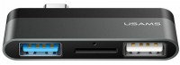 Кардридер / USB-хаб USAMS US-SJ463 