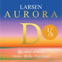 Фото - Струни Larsen Aurora Violin D String 1/8 Size Medium 