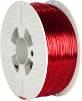 Пластик для 3D друку Verbatim PET-G Red Transparent 2.85mm 1kg 1 кг  червоний