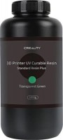 Фото - Пластик для 3D друку Creality Standard Resin Plus Transparent Green 1kg 1 кг  зелений