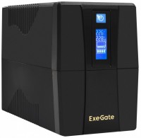 Zdjęcia - Zasilacz awaryjny (UPS) ExeGate Power Smart ULB-800 LCD AVR C13 EX292775 800 VA