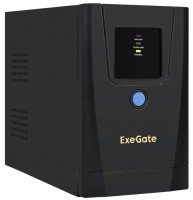 Zdjęcia - Zasilacz awaryjny (UPS) ExeGate SpecialPro UNB-1000 LED AVR EURO C13 RJ USB EX292782 1000 VA