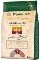 Фото - Корм для собак Fitmin Nutritional Programme Maintenance Medium/Maxi Lamb/Beef 2.5 кг