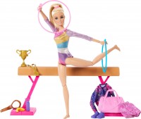 Zdjęcia - Lalka Barbie Gymnastics Playset HRG52 
