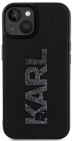 Etui Karl Lagerfeld 3D Rubber Glitter Logo for iPhone 15 