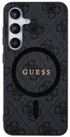 Чохол GUESS Leather Metal Logo with MagSafe for Galaxy S24 Plus 