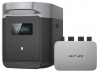Zdjęcia - Stacja zasilania EcoFlow DELTA 2 Max Smart Extra Battery + Microinverter 800W 