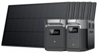 Stacja zasilania EcoFlow DELTA Max 2000 + Max Smart Extra Battery + 6RIGIDSP100W 