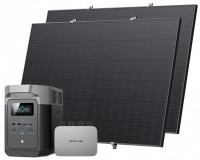 Фото - Зарядна станція EcoFlow DELTA 2 + Microinverter 800W + 2RIGIDSP400W + Hook Kit 