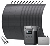 Фото - Зарядна станція EcoFlow DELTA 2 + Microinverter 800W + 8FLEXSP100W 